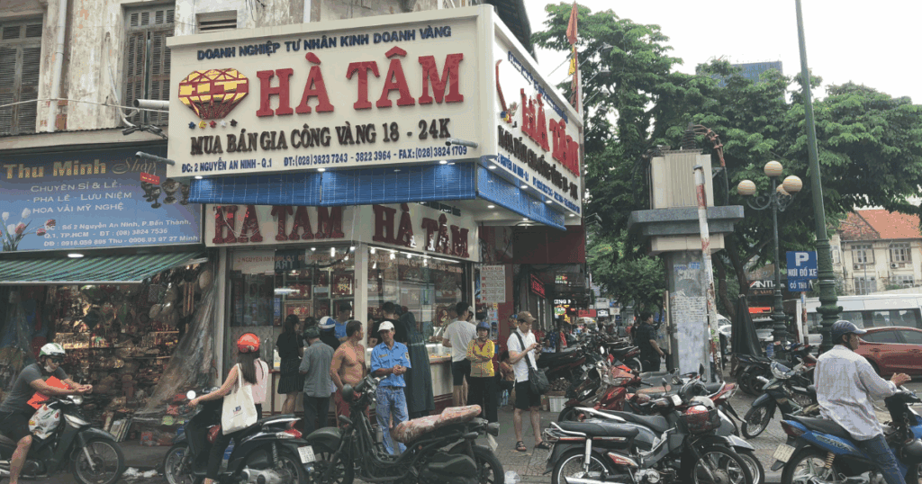越南換錢地點－知名銀樓胡志明市 Ha Tam 銀樓 Ha Tam Jewelry